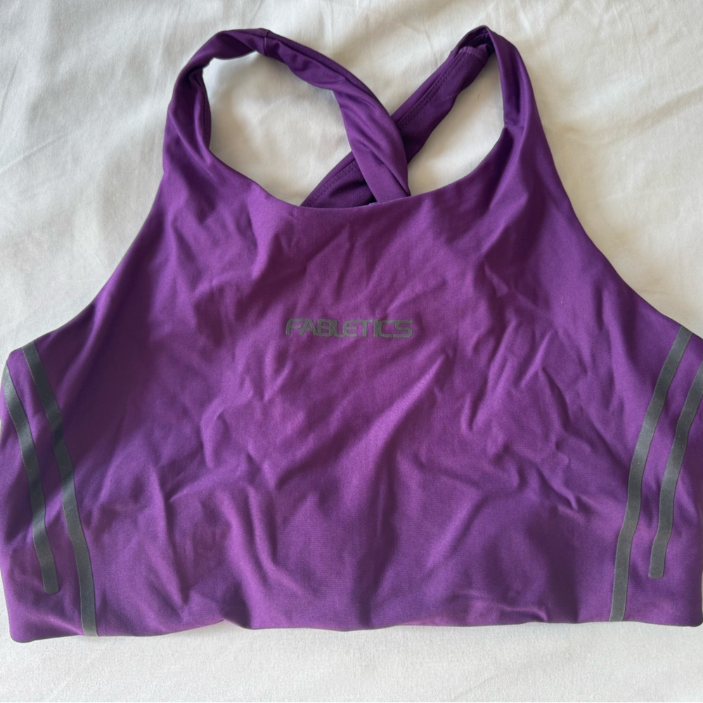 Fabletics Vibrant Purple Sports Bra